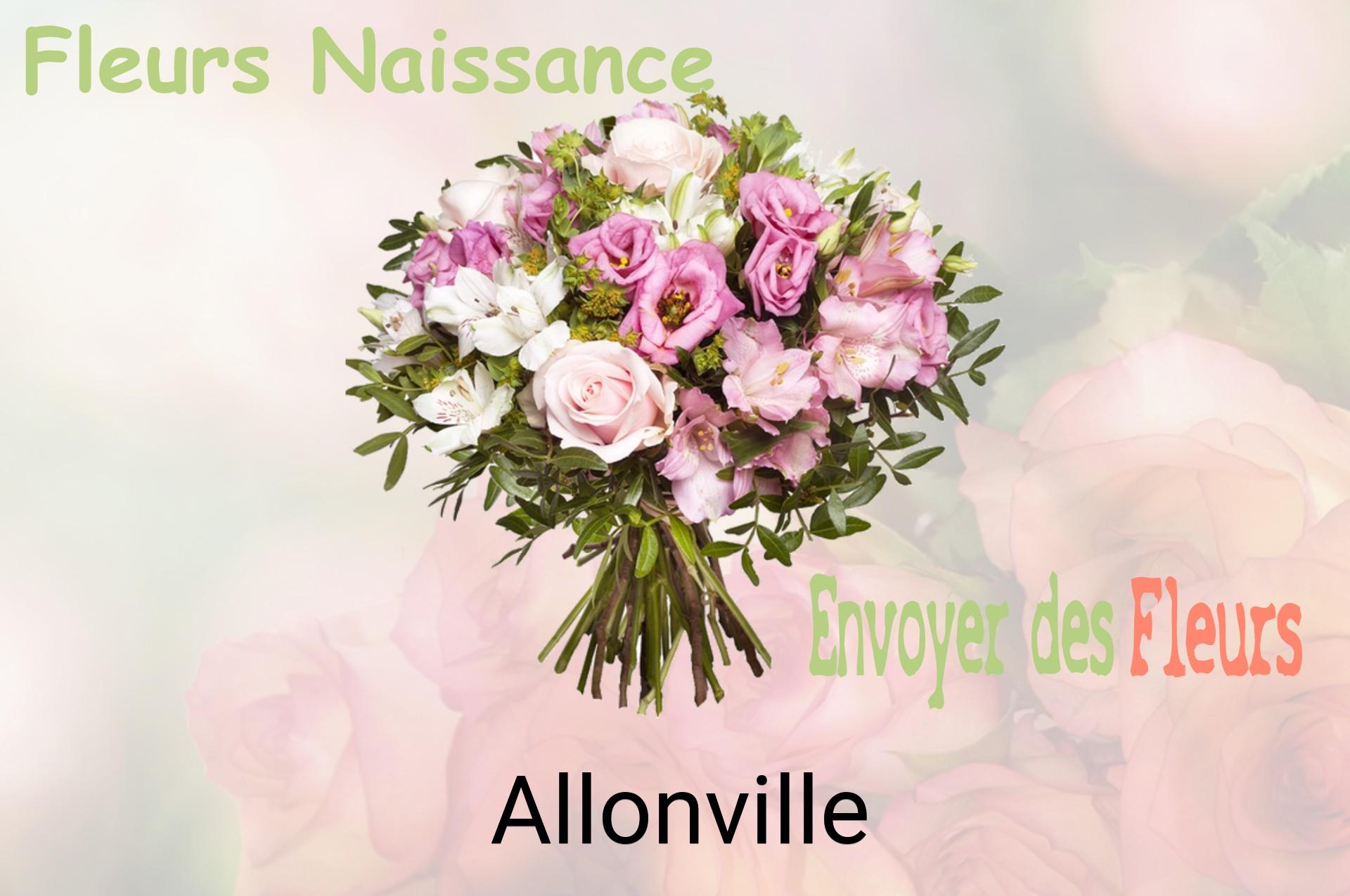 Bouquet de fleurs de naissance livré à Allonville